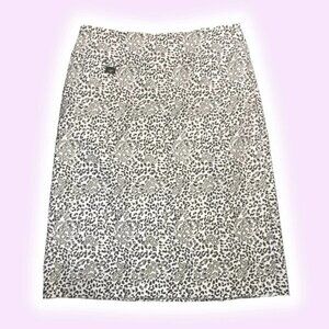 Lisette L Montreal Patterned Pencil Skirt Sz 0